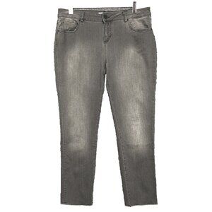 Gerard Darel Jeans Womens Eu 44 US 34 12 Grey Light Wash Denim Cotton‎ Stretch